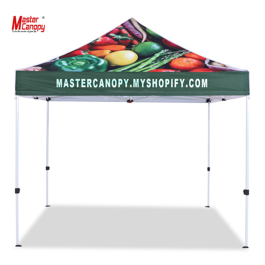 Commercial Series- Custom 10x10 Deluxe Easy Pop-up Personalized Canopy Tent