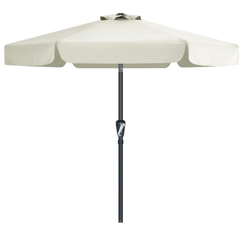Load image into Gallery viewer, MASTERCANOPY Valance Patio Umbrella for Outdoor Table Market 6/8 Ribs

