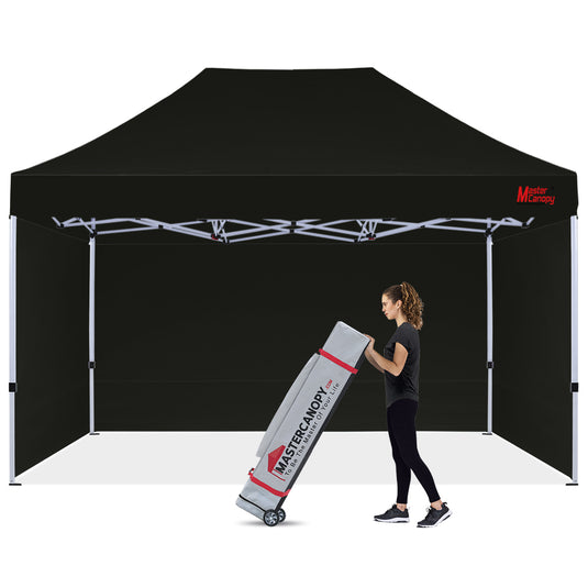 Commercial Series- 10x10/10x15/10x20 Pop-up Canopy Tent with Sidewalls