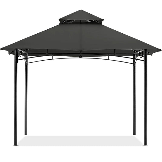 10x12/11x11 Outdoor Garden Patio Gazebo with Stable Steel Farme-CA