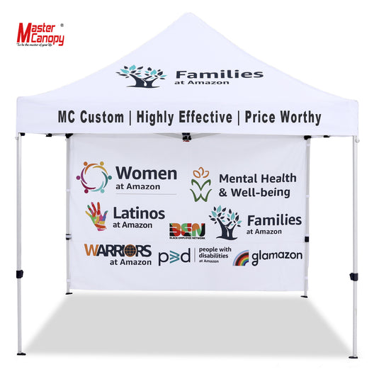 Commercial Series- Custom 10x10 Deluxe Easy Pop-up Personalized Canopy Tent