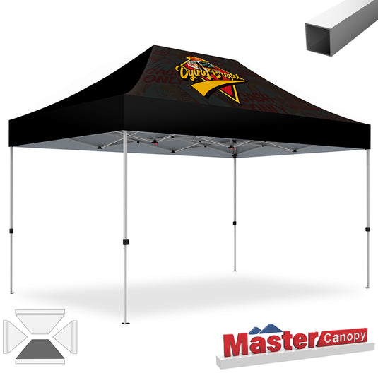 Commercial Series- Custom Canopy 10x15 Deluxe Easy Pop-up Personalized Tent