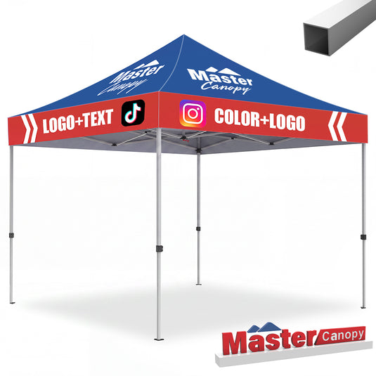 Mastercanopy Lite-30/Core-35 Commercial Custom Canopy Tent 10x10 Easy