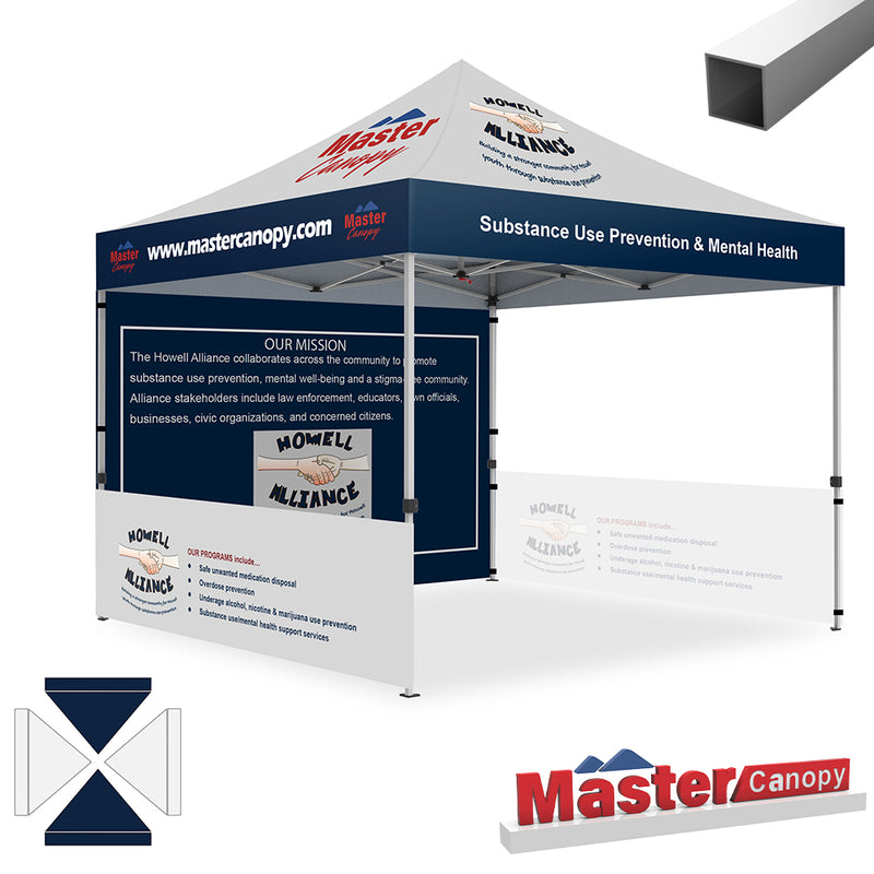 Load image into Gallery viewer, Custom Canopy Tent 10x10/10x15/10x20 Brand Union (Commercial &amp; Premium+)
