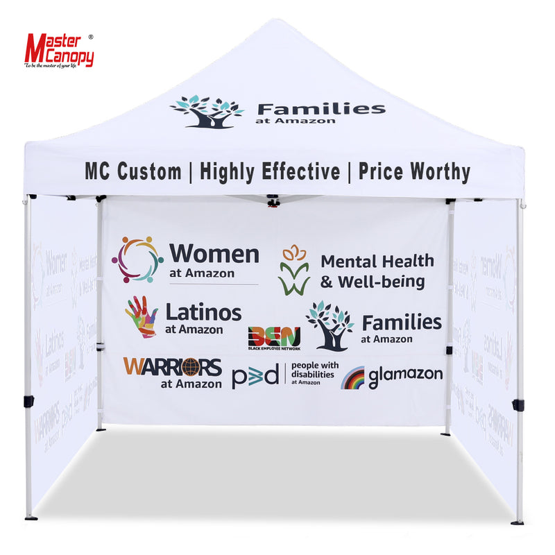 Load image into Gallery viewer, Commercial Series- Custom 10x10 Deluxe Easy Pop-up Personalized Canopy Tent
