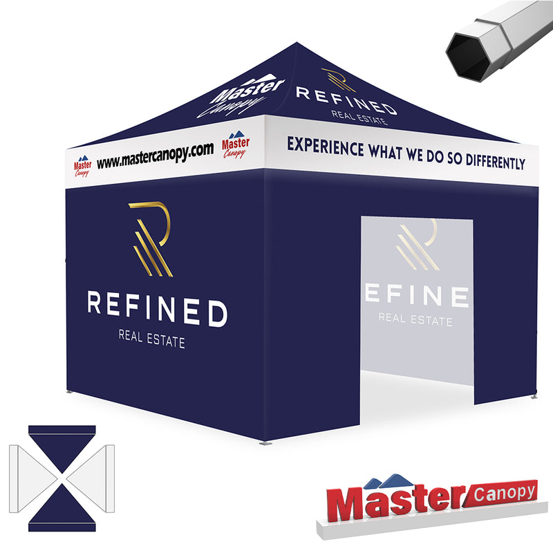 Load image into Gallery viewer, Custom Canopy Tent 10x10/10x15/10x20 Brand Union (Commercial &amp; Premium+)
