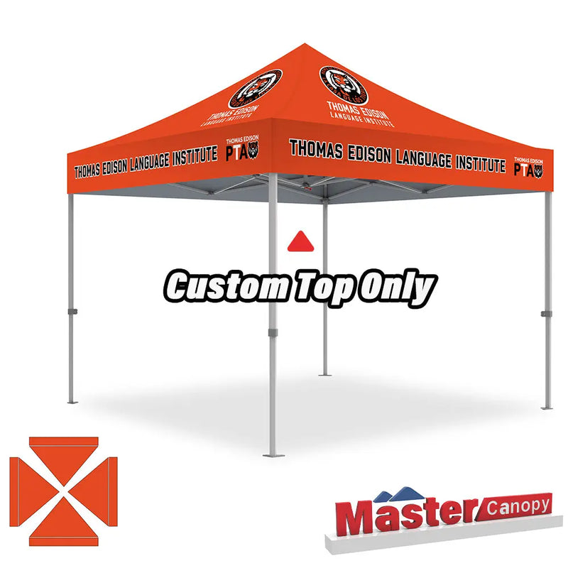 Load image into Gallery viewer, Custom Pop‑up Canopy Tent Top Only – 8x8, 10x10, 10x15, 10x20
