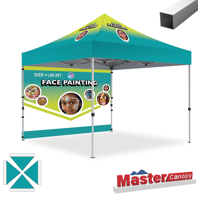 Load image into Gallery viewer, Commercial Series- Custom 10x10 Deluxe Easy Pop-up Personalized Canopy Tent
