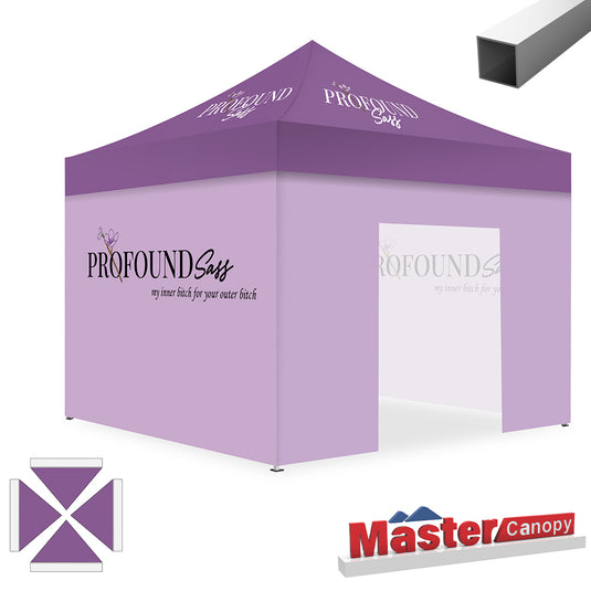Commercial Series- Custom 10x10 Deluxe Easy Pop-up Personalized Canopy Tent