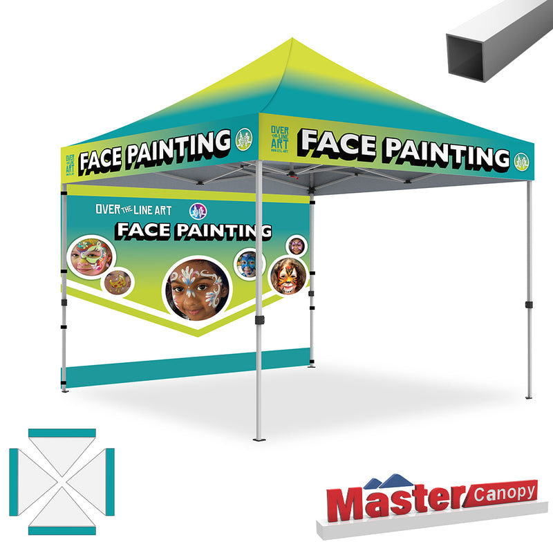 Load image into Gallery viewer, Commercial Series- Custom 10x10 Deluxe Easy Pop-up Personalized Canopy Tent
