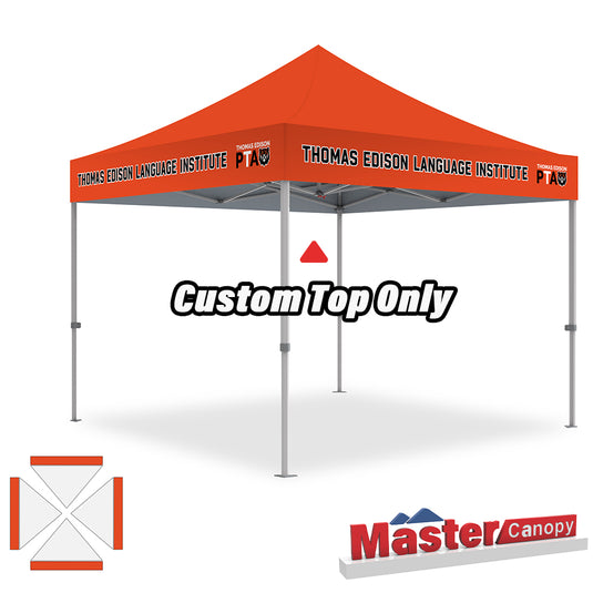 Custom Pop Up Canopy Top Only 8x8/10x10/10x15/10x20