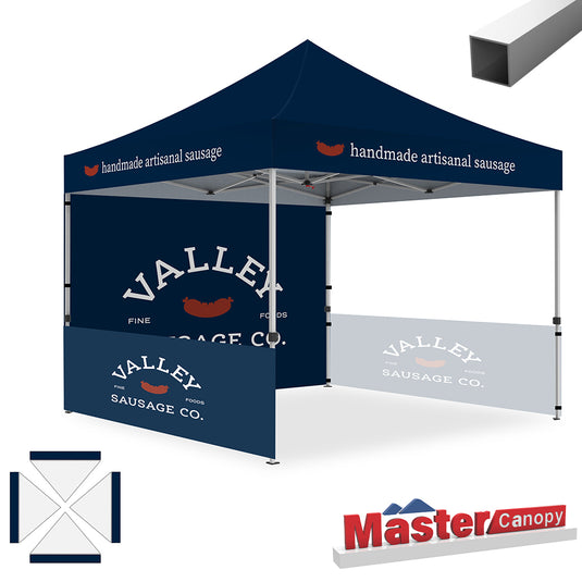 Commercial Series- Custom 10x10 Deluxe Easy Pop-up Personalized Canopy Tent