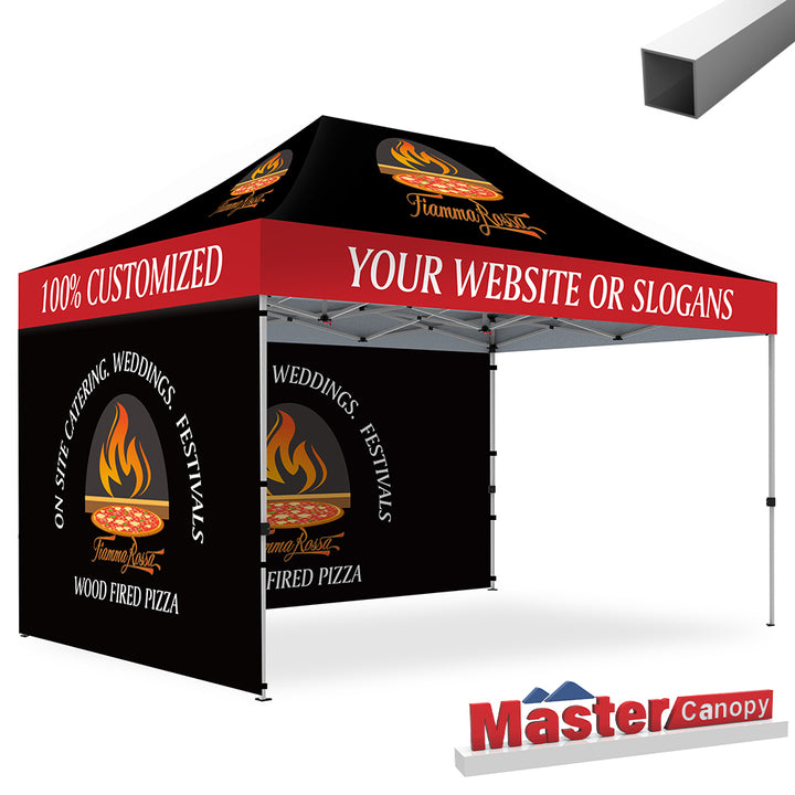 Mastercanopy Lite-30 Commercial Custom Canopy Tent 10x15 Easy Pop‑up P ...