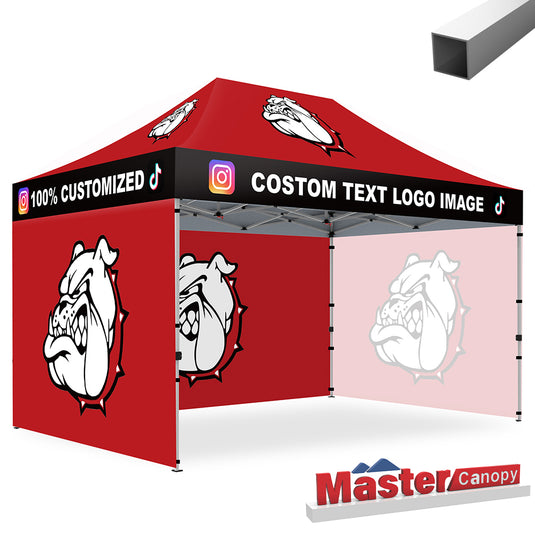 Commercial Series- Custom Canopy 10x15 Deluxe Easy Pop-up Personalized Tent