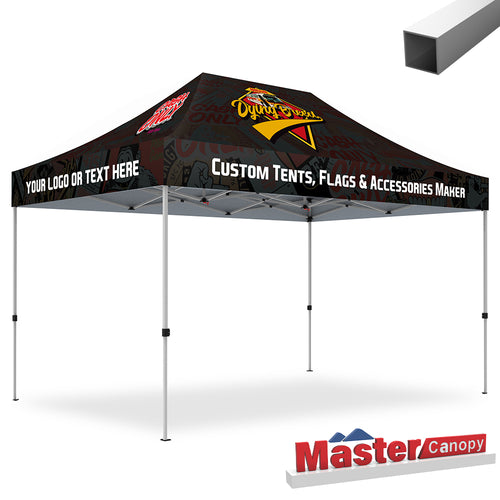Commercial Series- Custom Canopy 10x15 Deluxe Easy Pop-up Personalized Tent