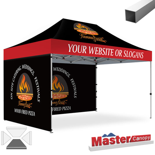 Commercial Series- Custom Canopy 10x15 Deluxe Easy Pop-up Personalized Tent
