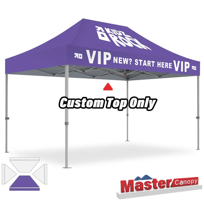 Load image into Gallery viewer, Custom Pop‑up Canopy Tent Top Only – 8x8, 10x10, 10x15, 10x20
