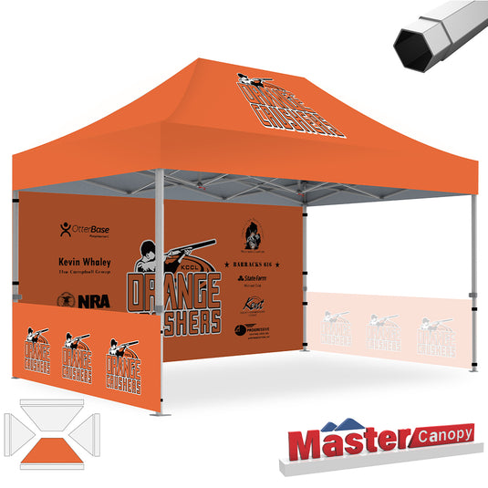 Premium+Series- Custom 10x15 Heavy Duty Pop-up Personalized Canopy Tent