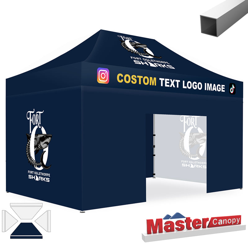 Load image into Gallery viewer, Commercial Series- Custom Canopy 10x15 Deluxe Easy Pop-up Personalized Tent
