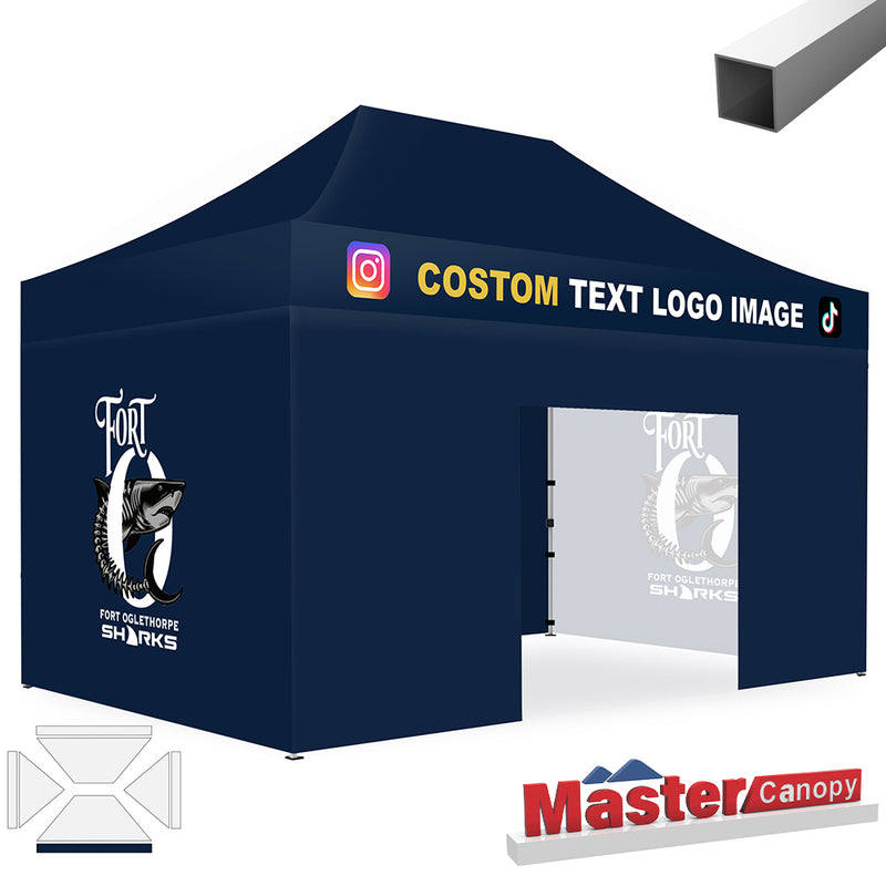 Load image into Gallery viewer, Commercial Series- Custom Canopy 10x15 Deluxe Easy Pop-up Personalized Tent
