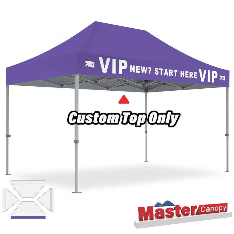 Load image into Gallery viewer, Custom Pop‑up Canopy Tent Top Only – 8x8, 10x10, 10x15, 10x20
