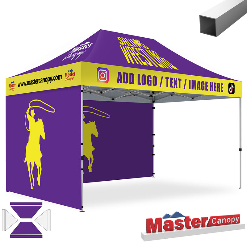 Load image into Gallery viewer, Custom Canopy Tent 10x10/10x15/10x20 Brand Union (Commercial &amp; Premium+)
