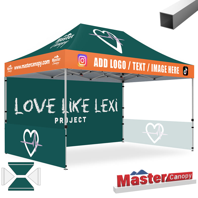 Load image into Gallery viewer, Custom Canopy Tent 10x10/10x15/10x20 Brand Union (Commercial &amp; Premium+)
