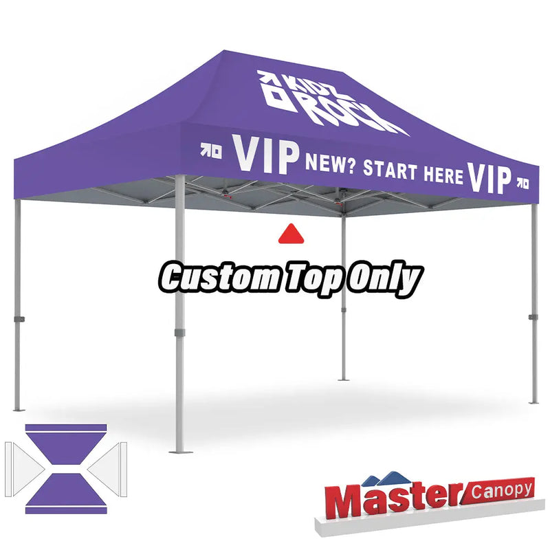 Load image into Gallery viewer, Custom Pop‑up Canopy Tent Top Only – 8x8, 10x10, 10x15, 10x20
