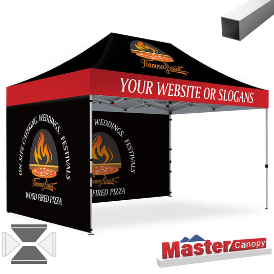 Commercial Series- Custom Canopy 10x15 Deluxe Easy Pop-up Personalized Tent