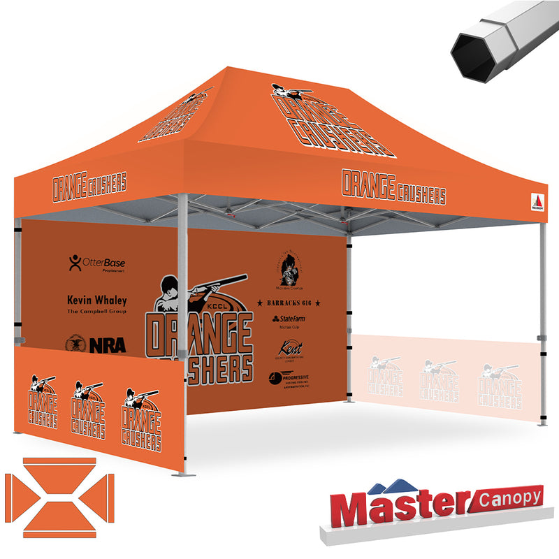 Load image into Gallery viewer, Premium+Series- Custom 10x15 Heavy Duty Pop-up Personalized Canopy Tent

