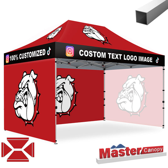 Commercial Series- Custom Canopy 10x15 Deluxe Easy Pop-up Personalized Tent