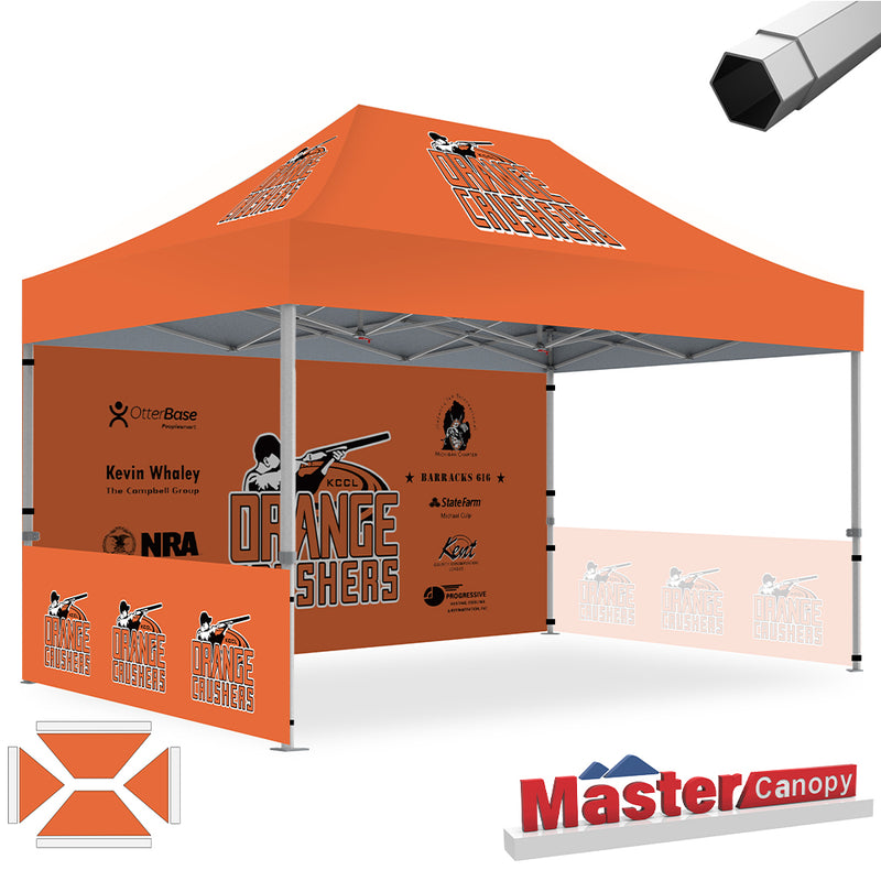 Load image into Gallery viewer, Premium+Series- Custom 10x15 Heavy Duty Pop-up Personalized Canopy Tent
