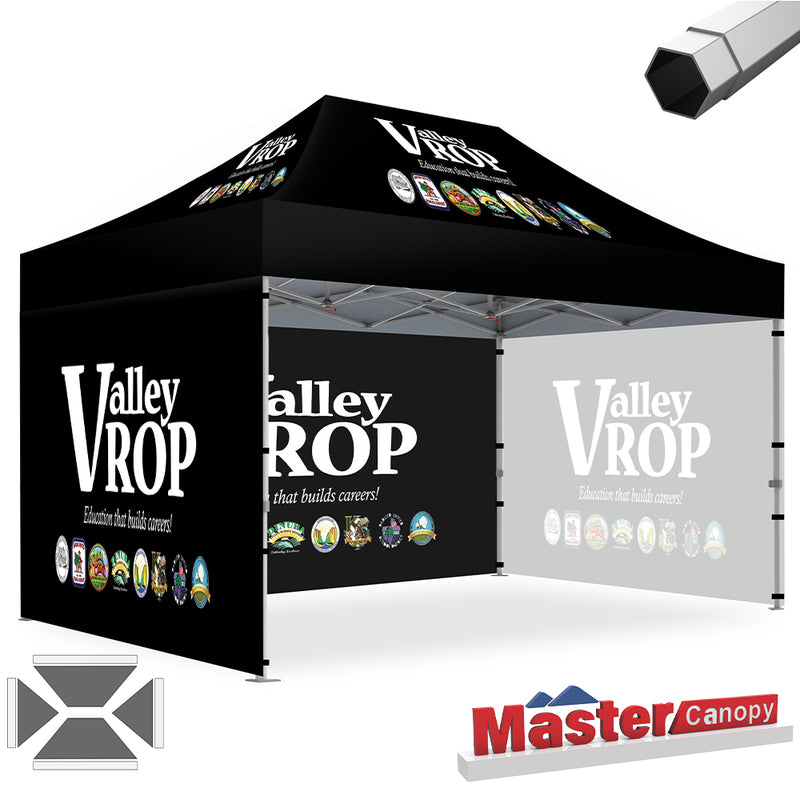 Load image into Gallery viewer, Premium+Series- Custom 10x15 Heavy Duty Pop-up Personalized Canopy Tent
