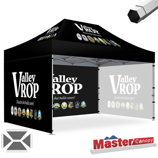 Premium+Series- Custom 10x15 Heavy Duty Pop-up Personalized Canopy Tent