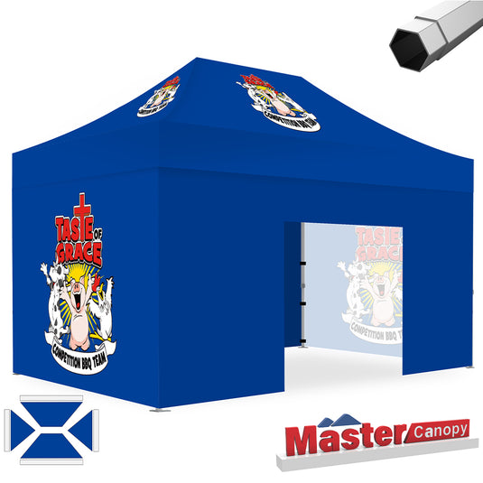 Premium+Series- Custom 10x15 Heavy Duty Pop-up Personalized Canopy Tent