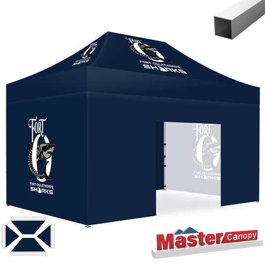 Commercial Series- Custom Canopy 10x15 Deluxe Easy Pop-up Personalized Tent