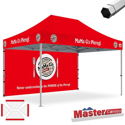 Premium+Series- Custom 10x15 Heavy Duty Pop-up Personalized Canopy Tent