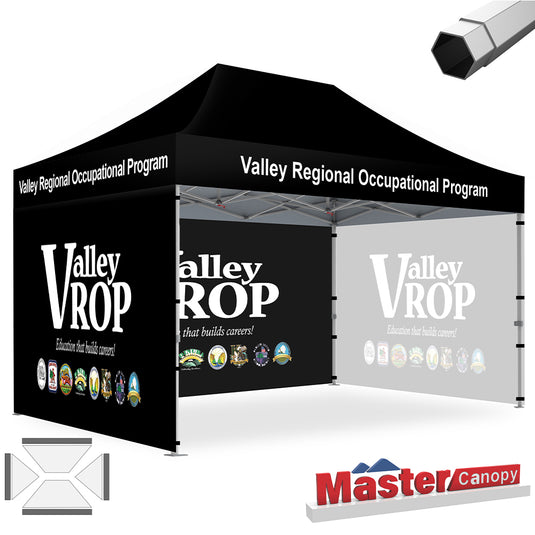 Premium+Series- Custom 10x15 Heavy Duty Pop-up Personalized Canopy Tent