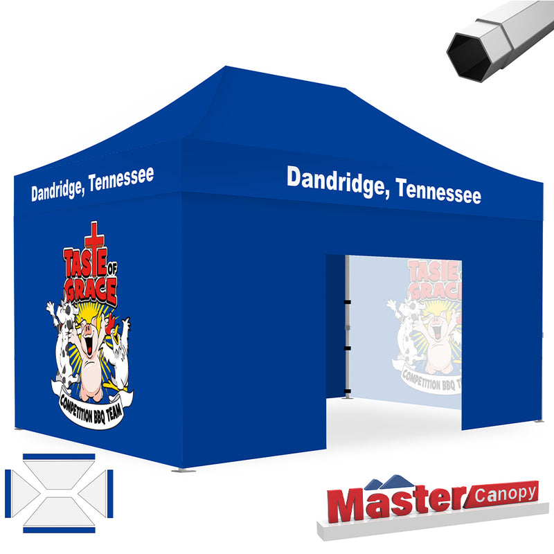 Load image into Gallery viewer, Premium+Series- Custom 10x15 Heavy Duty Pop-up Personalized Canopy Tent
