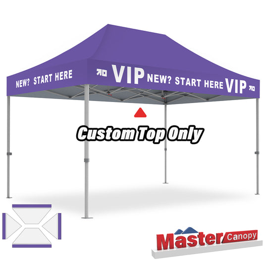 Custom Pop Up Canopy Top Only 8x8/10x10/10x15/10x20