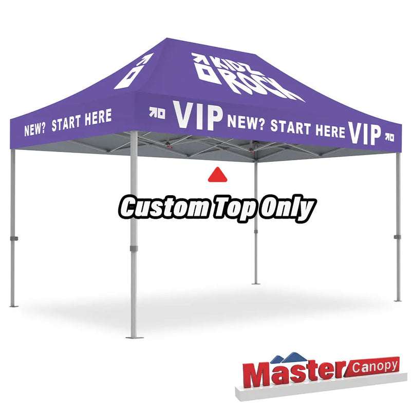 Load image into Gallery viewer, Custom Pop‑up Canopy Tent Top Only – 8x8, 10x10, 10x15, 10x20
