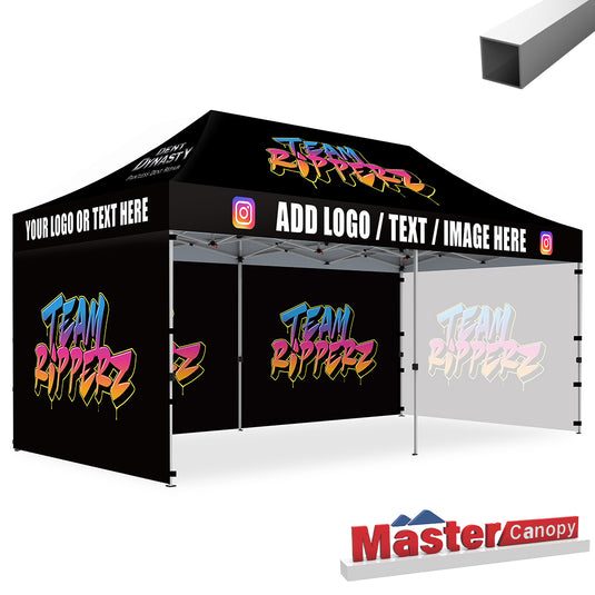 Commercial Series- Custom Canopy 10x20 Deluxe Easy Pop-up Personalized Tent