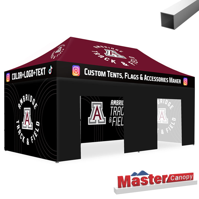 Load image into Gallery viewer, Commercial Series- Custom Canopy 10x20 Deluxe Easy Pop-up Personalized Tent
