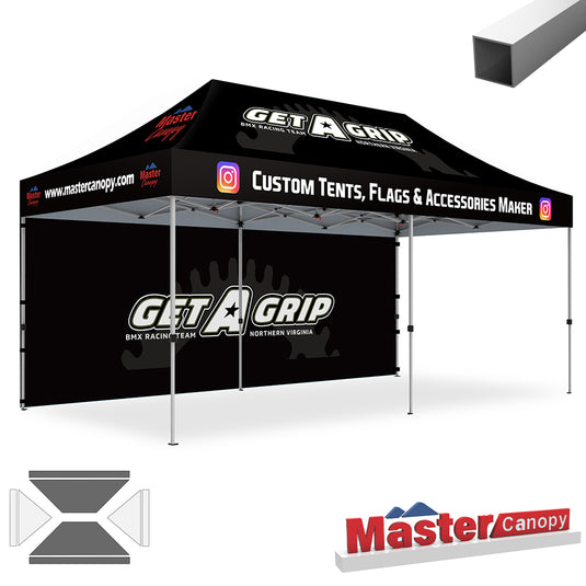 Custom Canopy Tent 10x10/10x15/10x20 Brand Union (Commercial & Premium+)