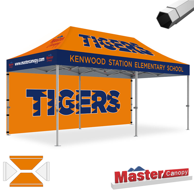 Load image into Gallery viewer, Custom Canopy Tent 10x10/10x15/10x20 Brand Union (Commercial &amp; Premium+)
