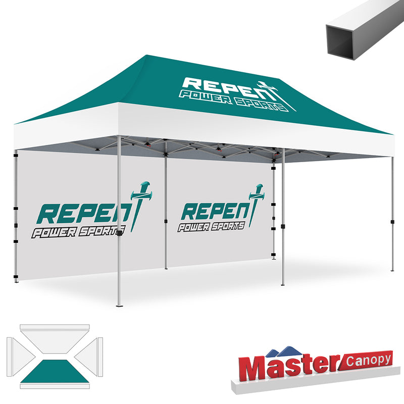 Load image into Gallery viewer, Commercial Series- Custom Canopy 10x20 Deluxe Easy Pop-up Personalized Tent
