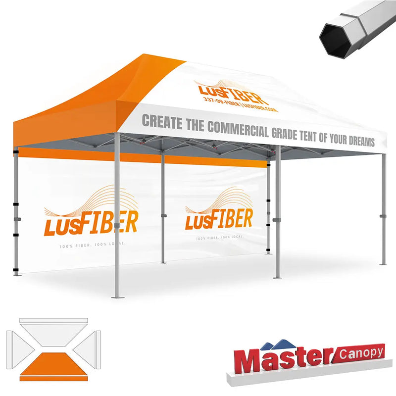 Load image into Gallery viewer, Premium+ Series Custom Canopy Tent 10x20 Heavy Duty Pop‑up Personalized
