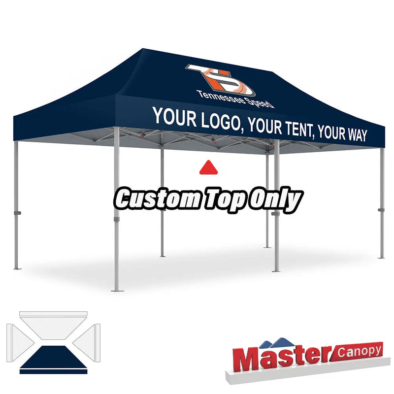Load image into Gallery viewer, Custom Pop‑up Canopy Tent Top Only – 8x8, 10x10, 10x15, 10x20
