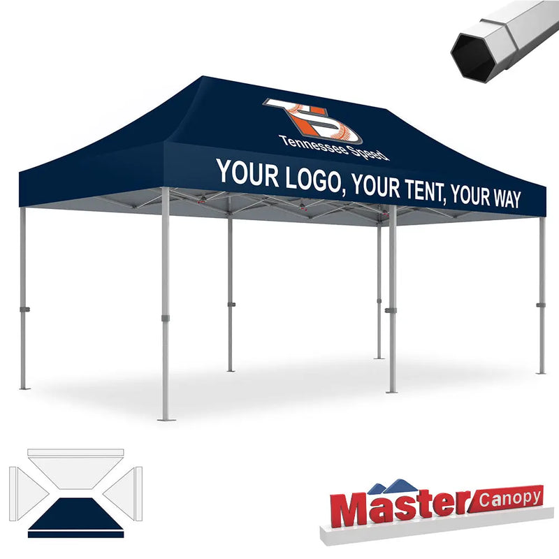 Load image into Gallery viewer, Premium+ Series Custom Canopy Tent 10x20 Heavy Duty Pop‑up Personalized
