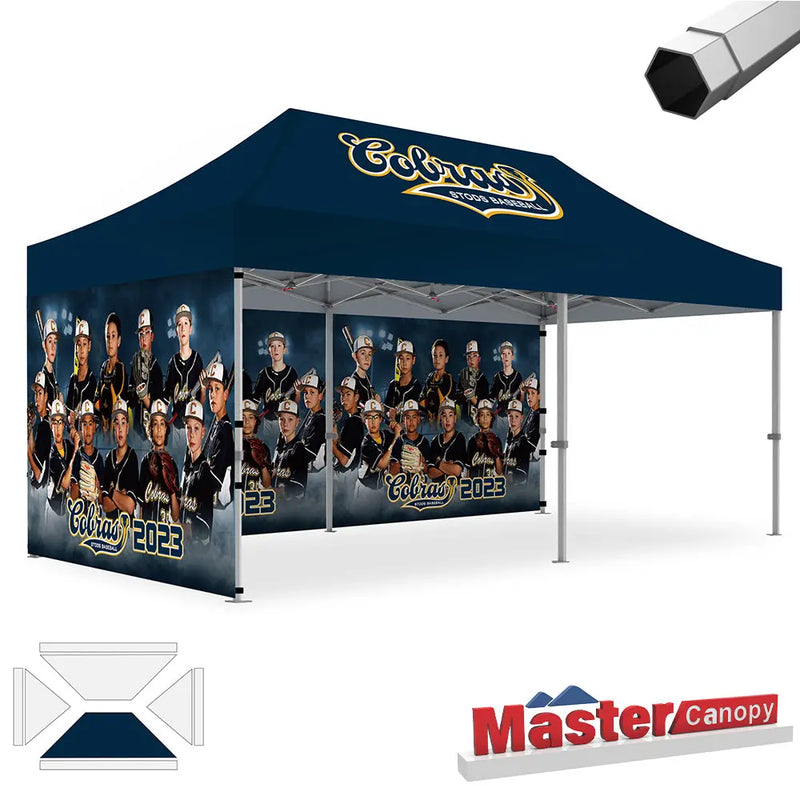 Load image into Gallery viewer, Premium+ Series Custom Canopy Tent 10x20 Heavy Duty Pop‑up Personalized
